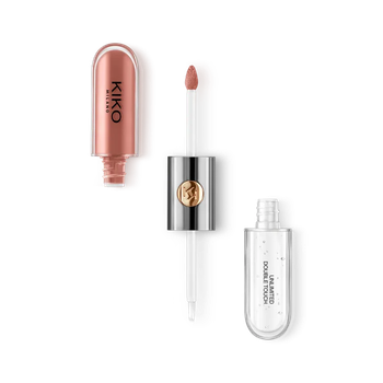 Помада-блиск двостороння рідка помада Kiko Milano Unlimited Double Touch 103 Natural Rose