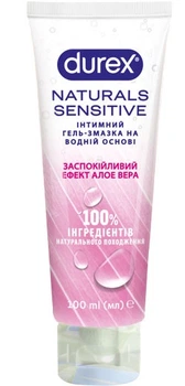 Гель-змазка інтимна Durex Naturals Sensitive Заспокійливий ефект 100 мл (4820108005600)