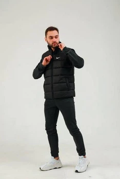 Чоловіча жилетка чорний XL (000110)