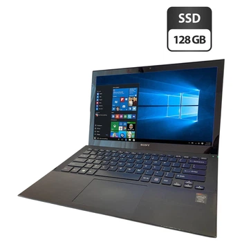 Ноутбук Б-класс Sony Vaio SVP132A1CM / 13.1" (1920x1080) TN / Intel Core i5-4200U (2 (4) ядра по 1.6 - 2.6 GHz) / 4 GB DDR3 / 128 GB SSD / Intel HD Graphics 4400 / WebCam б/у