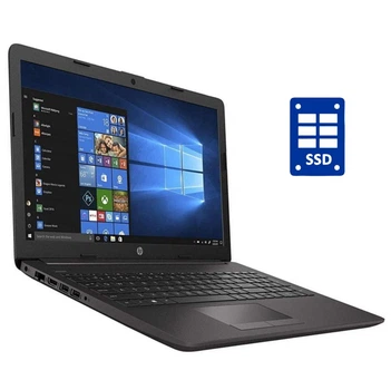 Ноутбук Б-класс HP 250 G7 Grey / 15.6" (1920x1080) TN / Intel Celeron N4000 (2 ядра по 1.1 - 2.6 GHz) / 8 GB DDR4 / 128 GB SSD / Intel UHD Graphics 600 / WebCam / Win 10 Home б/у