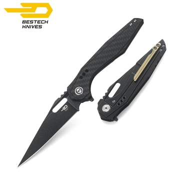 Ніж Складаний BESTECH MALWARE BT1902D Titanium + S35VN