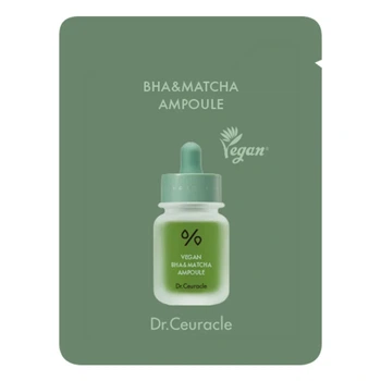 Сироватка для обличчя з BHA кислотою та екстрактом Матча Dr.Ceuracle Vegan BHA&Matcha Ampoule, 2 мл