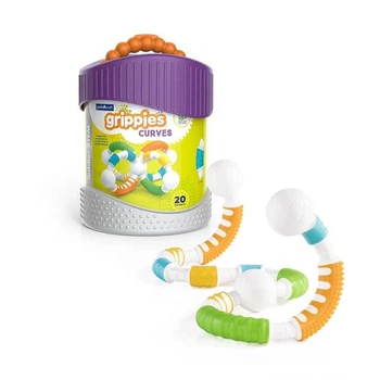 Магнітний конструктор Guidecraft Grippies Curves, 20 деталей (G8319)