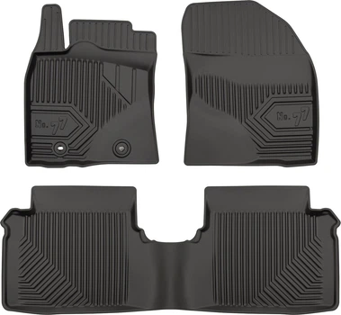 Автомобильные коврики в салон Frogum 3D на Toyota Avensis 3 09-18 Тойота Авенсис черные SO0594