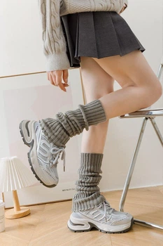 Довгі гетри гольфи без пальців honey fashion accessories one size сірий (70к009)