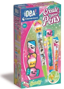 Zestaw kreatywny Clementoni Mini Fabryka Długopisów - Słodycze (18408) (8005125184088)