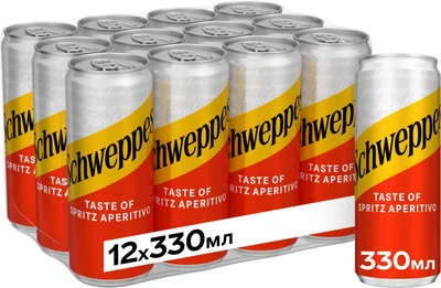 Упаковка безалкогольного напою Schweppes Spritz Aperetivo 0.33 л х 12 шт (5449000303950)