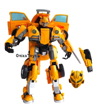 Трансформер Бамблби Жук Bumblebee Подвижные детали Оружие Звук, Свет Высота 34 см