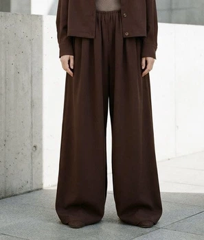 Штаны шаровары Oversize. Шоколад