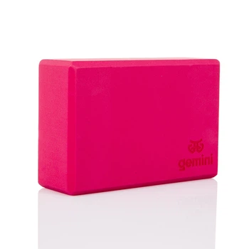 Блок для йоги Eva Pro 180г 23х15х7,5см, Малиновий