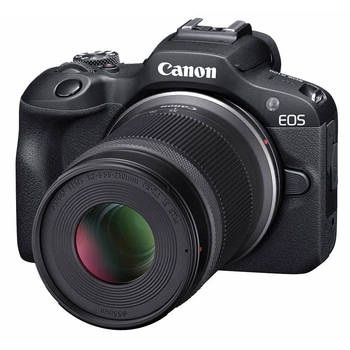 Бездзеркальний фотоапарат Canon EOS R100 Kit RF-S 18-45mm + RF-S 55-210mm IS STM Black (6052C036)