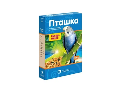 Корм для птахів Продукт 500г Пташка декоративних супер-меню
