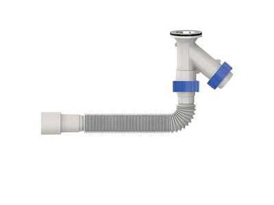 Сифон MIXXUS для умивальника компактний 40*40/50 SU-08 1 1/4"x40