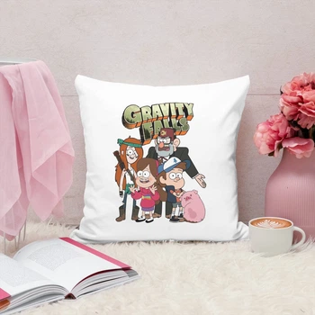 Подушка плюшевая Gravity falls Гравити фолз 35х35 см (ГФЗ00212)