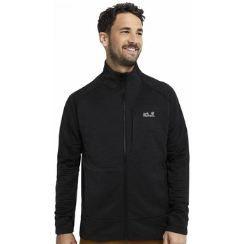 Кофта спортивна ANYTRAIL FZ M Jack Wolfskin A65795_6000 44 Чорний (4064886646581)