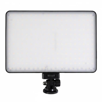Панельная LED лампа PLOKAMA U480 для фото и видео, 2700–5700K, 20W, 200×136 мм, черная