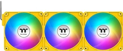 Набір вентиляторів Thermaltake CT120 EX Reverse ARGB Sync (3-Fan Pack) Bumblebee (CL-F223-PL12BB-A)