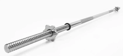 Гриф Actiget прямий різьбовий сталевий 180 см штанга та затискачі 28 мм ACT0005 (5908455308083)