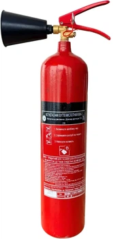 Огнетушитель углекислотный Poputchik BBK-2 (ОУ-3) 3 л