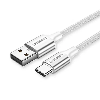 Кабель USB 20 UGREEN Type-C 3м 30A 18W білий (LKMTR_802747)