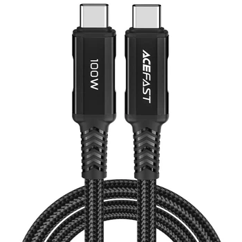 Кабель зарядки USB Type-C Acefast C4-03 2 м 100W 5A черный (LKMTR_855193)