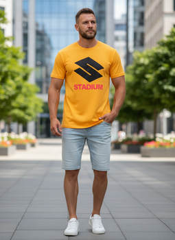 Футболка H&M L Желтый (HM-0578539-6-Yellow) – Брендовая одежда