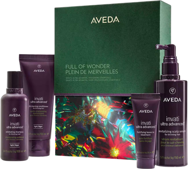 Набір для догляду за волоссям Aveda Full of Wonder Шампунь для волосся 100 мл + Кондиціонер для волосся 100 мл + Лікувальний засіб для волосся 25 мл + Сироватка для шкіри голови 150 мл (18084076507)