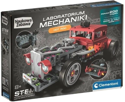 Конструктор Clementoni Лабораторія механіки Hot Rod 50446 (8005125504466)