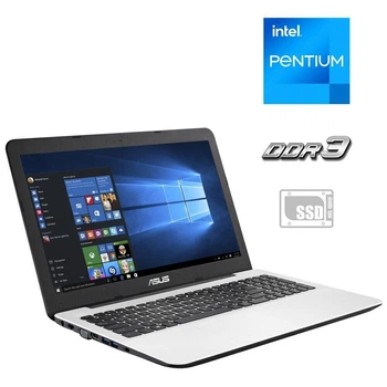Ноутбук Б-класс Asus X555S / 15.6" (1366x768) TN / Intel Pentium N3700 (4 ядра по 1.6 - 2.4 GHz) / 4 GB DDR3 / 240 GB SSD / Intel HD Graphics / WebCam б/у