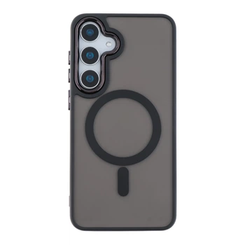 Чохол TPU+PC Space Magnetic Color with Magsafe Samsung Galaxy S24 5G (S921) Black