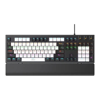 Клавіатура і Миша XO KB-06 mixed color luminous mechanical Білий мікс
