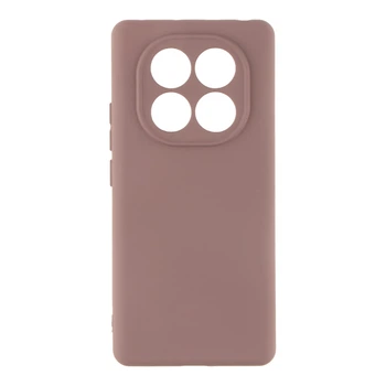 Чехол-накладка Liquid Silicone (AA) с защитой на камеру для Xiaomi Redmi Note 15 4G / Redmi Note 15 5G Pink Sand