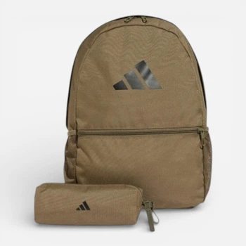 Рюкзак спортивный тканевый 23 л вмещает формат А4 Adidas Backpack With Pencil Case JD3091 Зеленый (4067898290346)