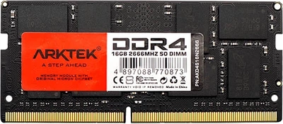 Оперативная память Arktek SODIMM DDR4-2666 16384MB PC4-21328 (AKD4S16N2666)