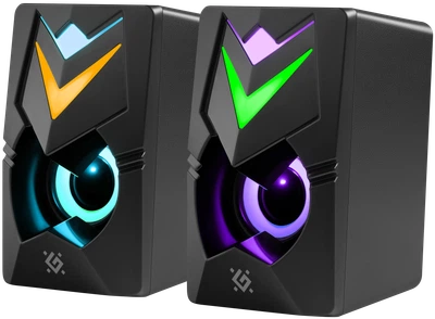 Акустична система Defender J4 6W LED USB Black (4745090828689)