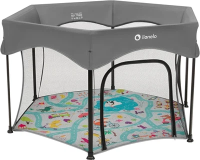 Манеж ігровий Lionelo Roel Plus Grey Multicolor (LO-ROEL PLUS GREY MULTICOLOR) ($OM327553) - Уцінка