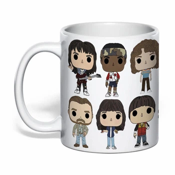 Чашка с печатью "Очень странные дела / Stranger Things" №5 (цвет белый) (37680)
