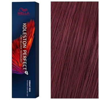 Стійка перманентна крем-фарба для волосся Wella Professionals Koleston Perfect ME+ Vibrant Reds 55/65 Солодкий Каштан Насичений Фіолетовий Червоне Дерево 60 мл