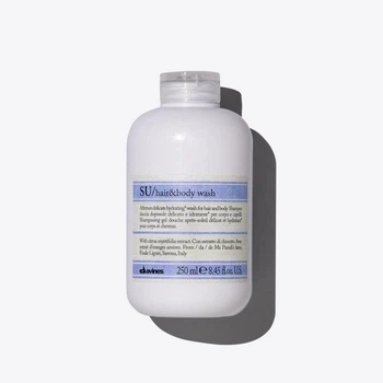 Восстанавливающий шампунь для тела и волос после солнца Davines SU Hair And Body Wash 250 мл