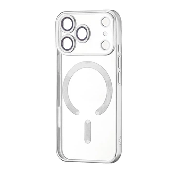 Чохол Ductil Metallic Edge with MagSafe (Protected Camera & Lens) iPhone 17 Pro Silver