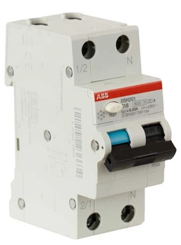 Диференційний вимикач ABB 101023841 DSH201 2P 16 A 230 В 30 мA (8012542353812)