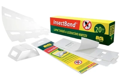 Клеевая ловушка от тараканов и ползающих насекомых InsectBand 2 шт Papirna Moudry