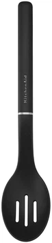 Ложка для сервіровки з прорізами KitchenAid Classic 34 см чорна (KHH004OHOBEG)