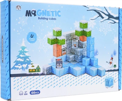 Конструктор магнітний 3D 66 елементів ZKL.CH1310 (5903864974003)