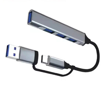 Адаптер 2 в 1 Type C/USB на USB 3.0 Vexal перехідник (М1647)