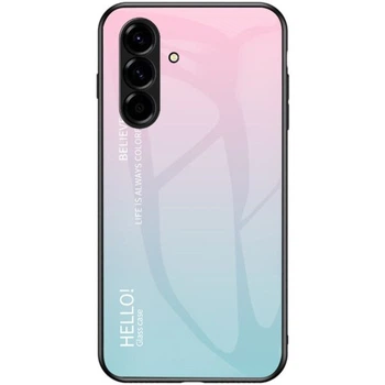 Защитный чехол Deexe Gradient Color для Samsung Galaxy A37 (A376) - Pink / Blue