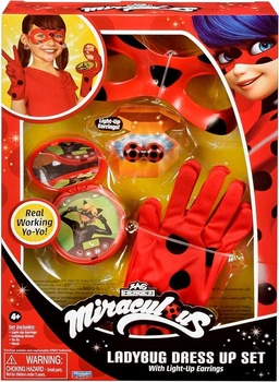 Набор для переодевания с подсветкой Miraculous Ladybug Playmates Toys – костюм Леди Баг для девочек