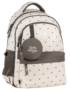 Рюкзак шкільний GoPack Education Beige Polka Dots GO26-182M-3