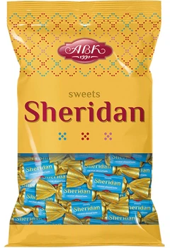 Упаковка цукерок АВК Sheridan Кокосово-мигдальний смак 1 кг (4823105819645)